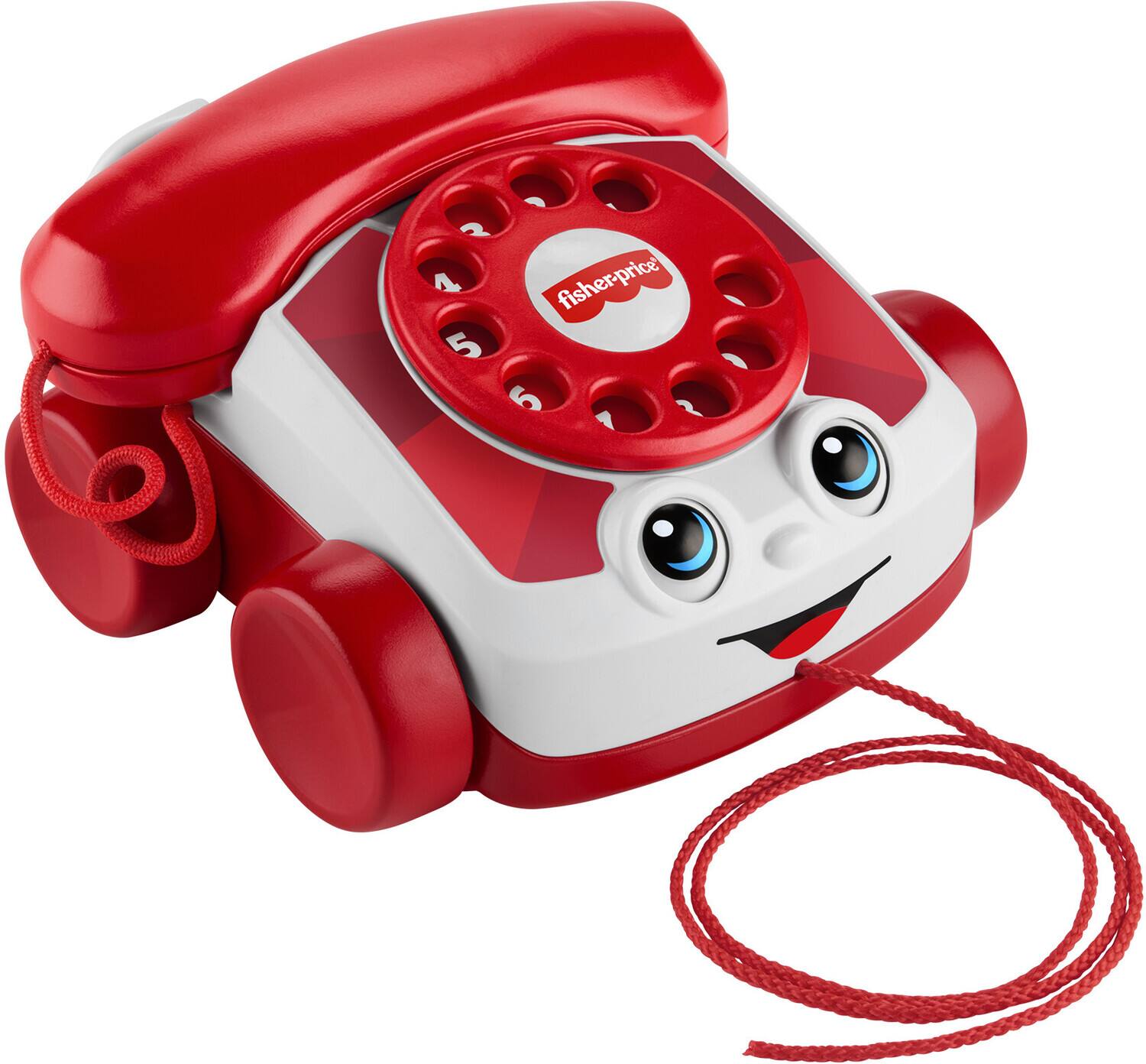 Alt View 2. Fisher Price - Fisher Price - Red Chatter Phone Mattel 80th Anniversary   - Collectibles - Multicolor.