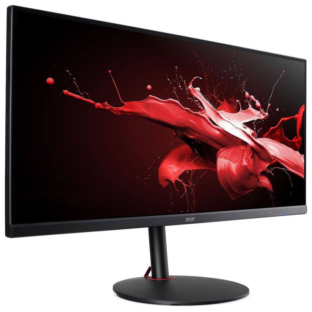 Alt View 1. Acer - Nitro XV340CK - 34" Monitor UWQHD 3440x1440 IPS 144Hz 1ms 250Nit | XV340CK Pbmiipphzx | UM.CX0AA.P05 - Black.