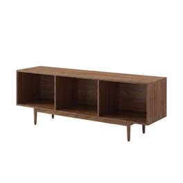 Crosley Furniture - Liam Large Record Player Stand With Vinyl Storage - Walnut