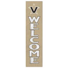 Jardine - Vanderbilt Commodores 12'' x 48'' Welcome Outdoor Leaner - Gold