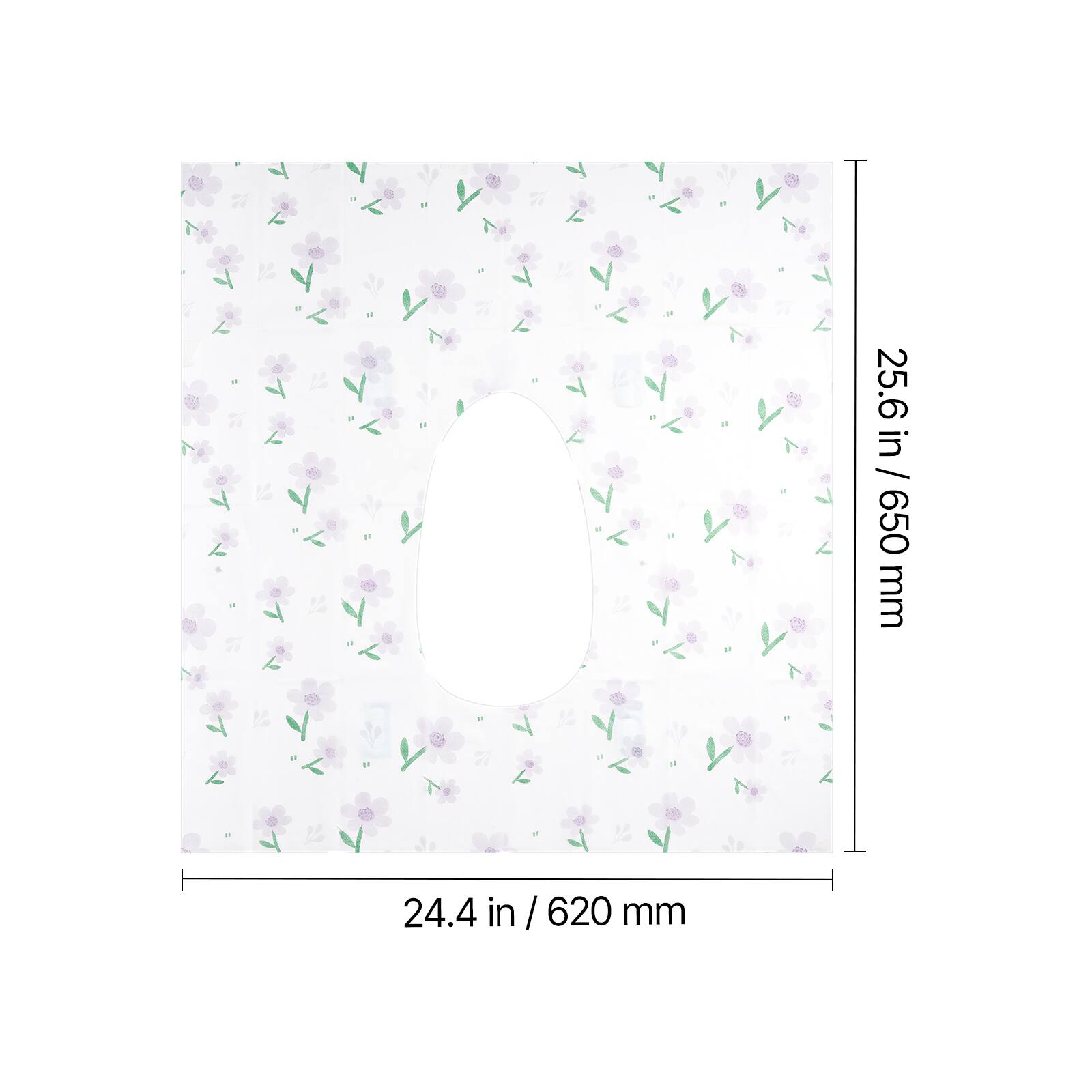 25.6 in / 650 mm  
24.4 in / 620 mm