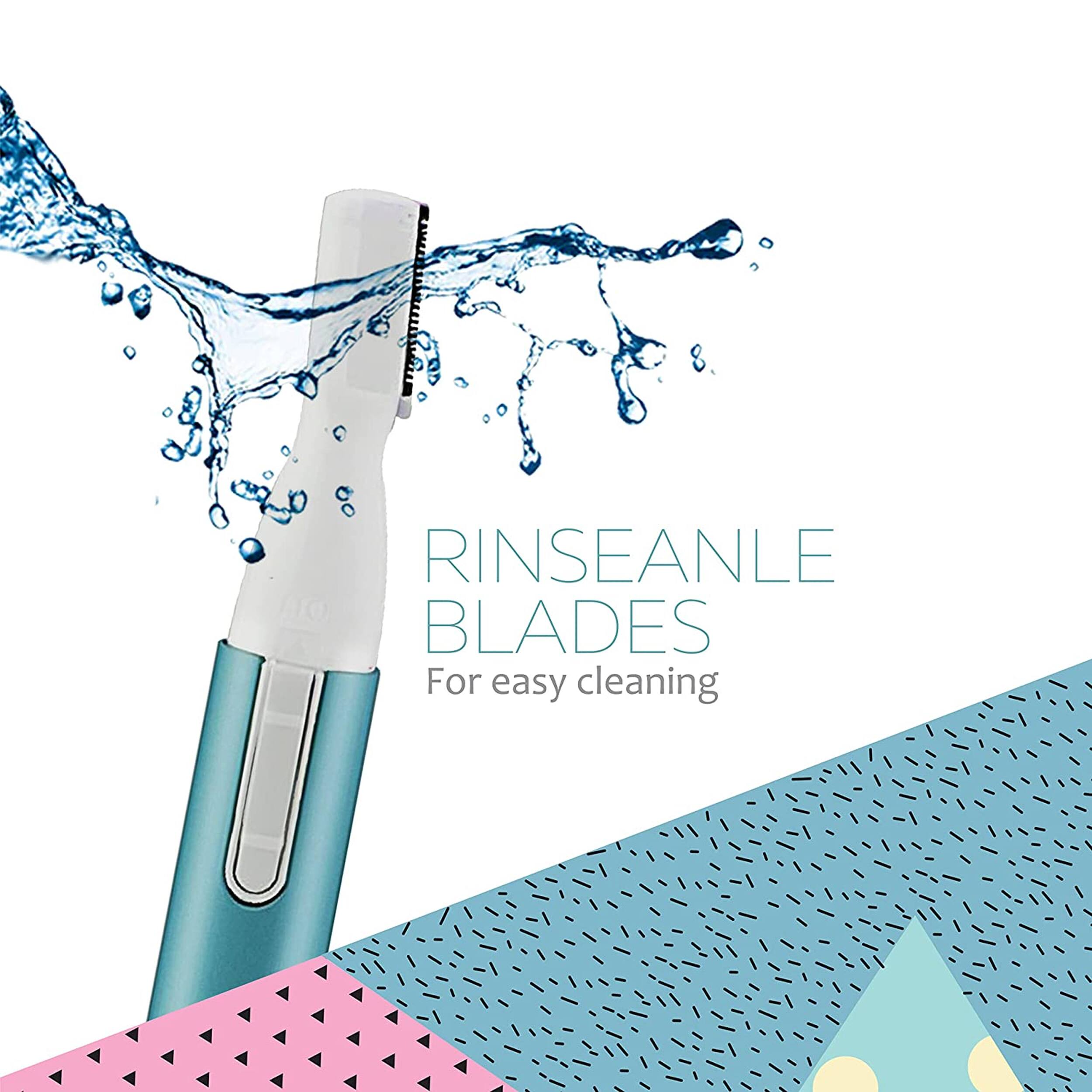 RINSEANLE BLADES  
For easy cleaning