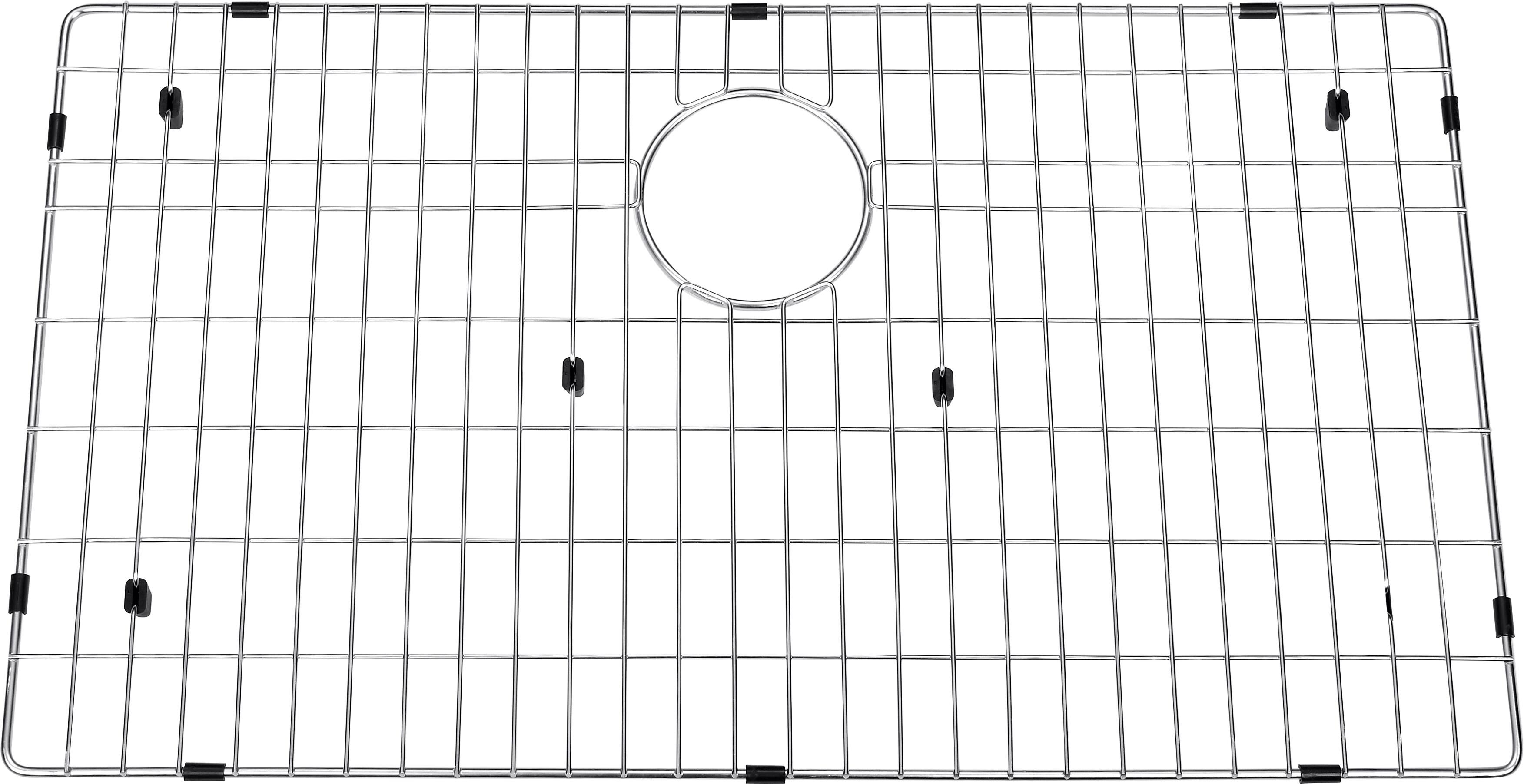 Alt View 9. Akicon - Akicon 32 in. Undermount 18-Gauge Single Bowl Basin Stainless Steel Kitchen Sink with Grid, Board and Accessories - Silver.