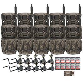 Stealth Cam - Revolver Pro 2.0 40MP 360 Degree Brown Cellular Camera Bundle