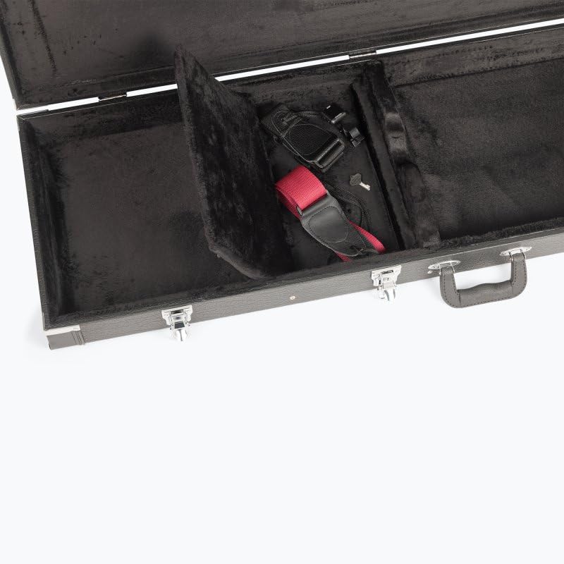 Alt View 9. On Stage Stands - On-Stage GCE6000B Electric Guitar Hard Case, Black - Black.
