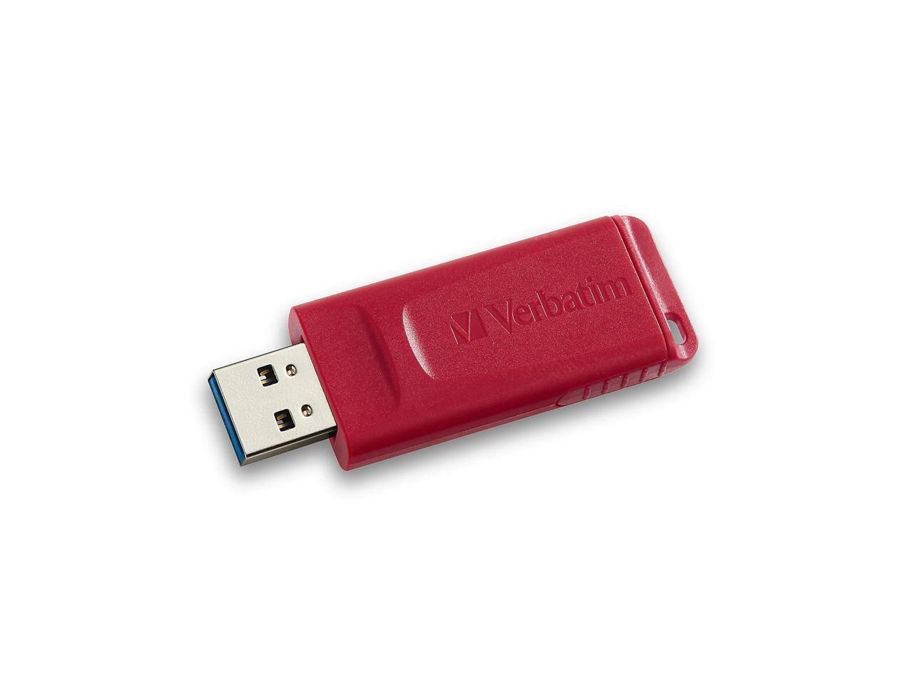 Alt View 10. Verbatim - Verbatim 99122 Store N' Go 16 GB USB Flash Drives - Assorted (3/Pack) - Blue; Green; Red.