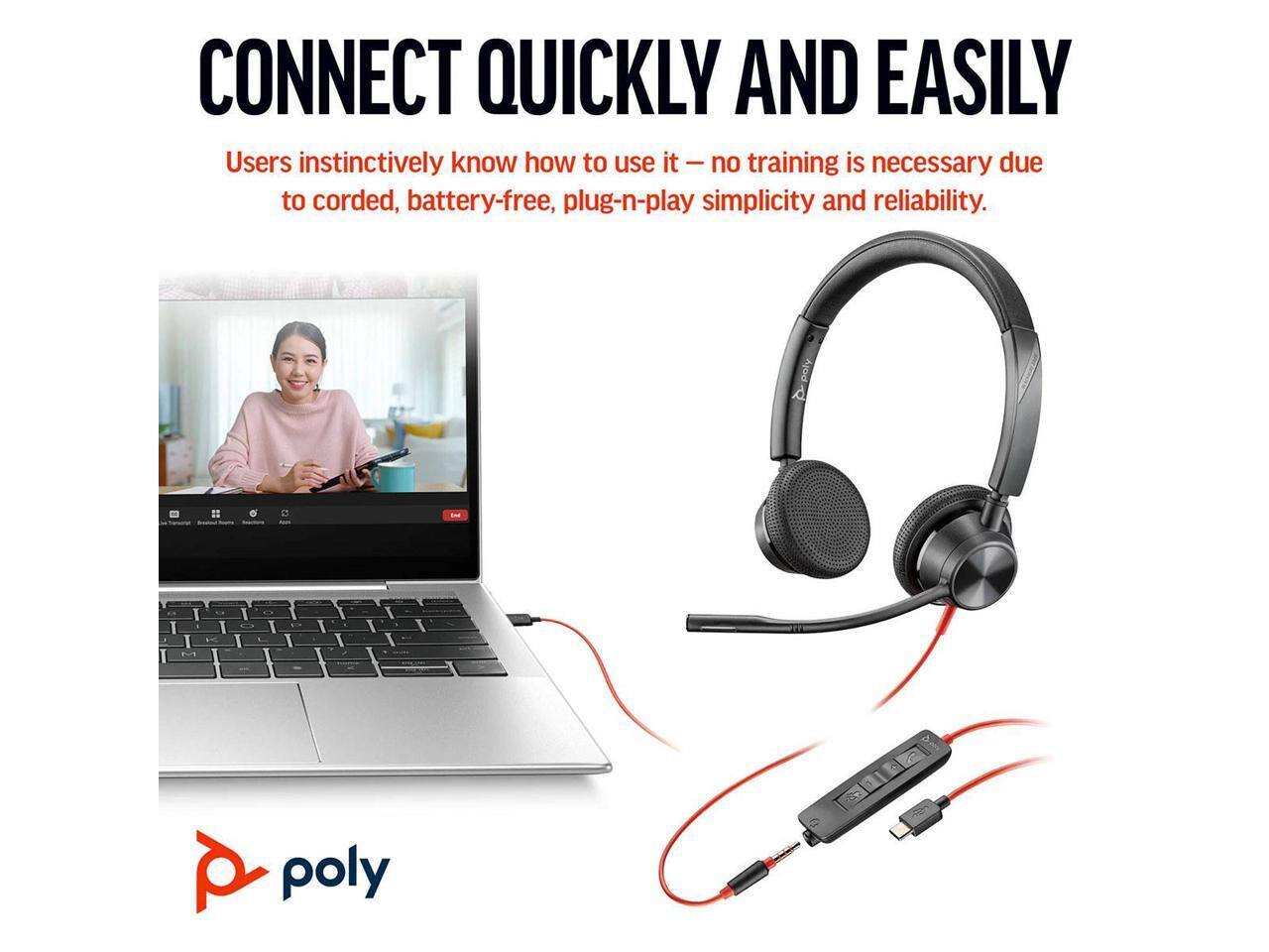 CONNECT QUICKLY AND EASILY  
Users instinctively know how to use it – no training is necessary due to corded, battery-free, plug-n-play simplicity and reliability.  

DLP 2 poly