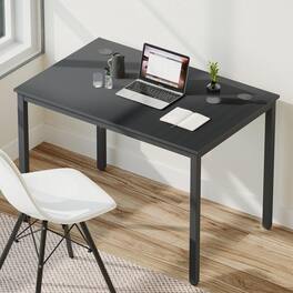 Eureka Ergonomic - 39" Simple Modern Computer Desk with Carbon Steel Frame - Black