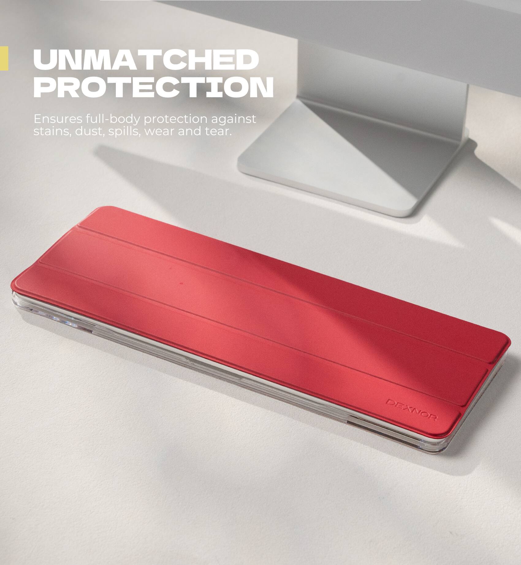 UNMATCHED PROTECTION  
Ensures full-body protection against stains, dust, spills, wear and tear.  
DEXNOR