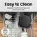 Easy to Clean
Basket is nonstick and top-rack dishwasher safe
PFAS Free