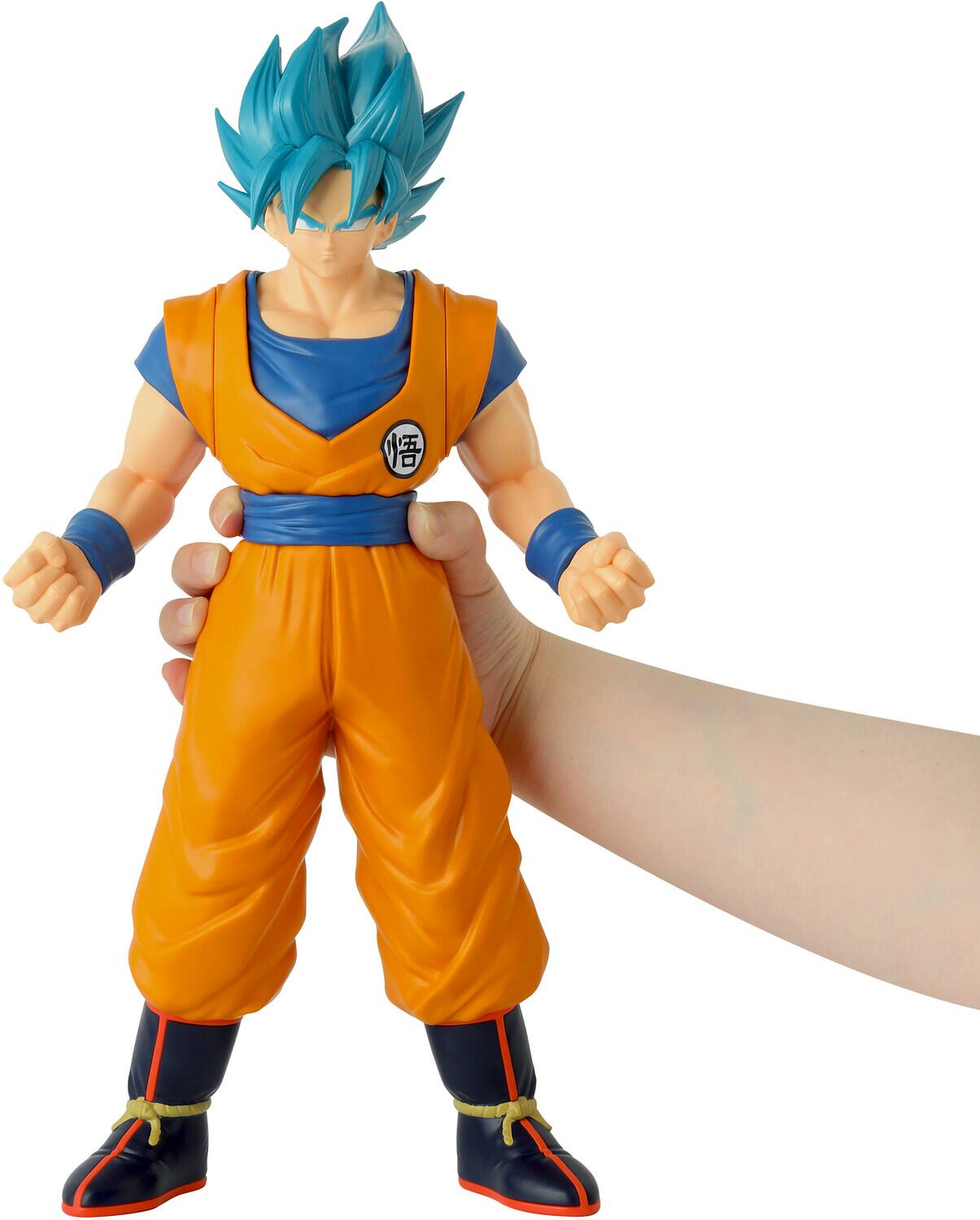 Alt View 3. Bandai - Dragon Ball - Colossal Warriors - Super Saiyan Blue Goku 16" Action Figure   - COLLECTIBLES - Multicolor.