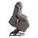 Alt View 5. GOODSILO - Power Lift Recliner Chair with Heat & Massage, Electric Fabric Recliner for Elderly with USB Port & Remote - Grey.