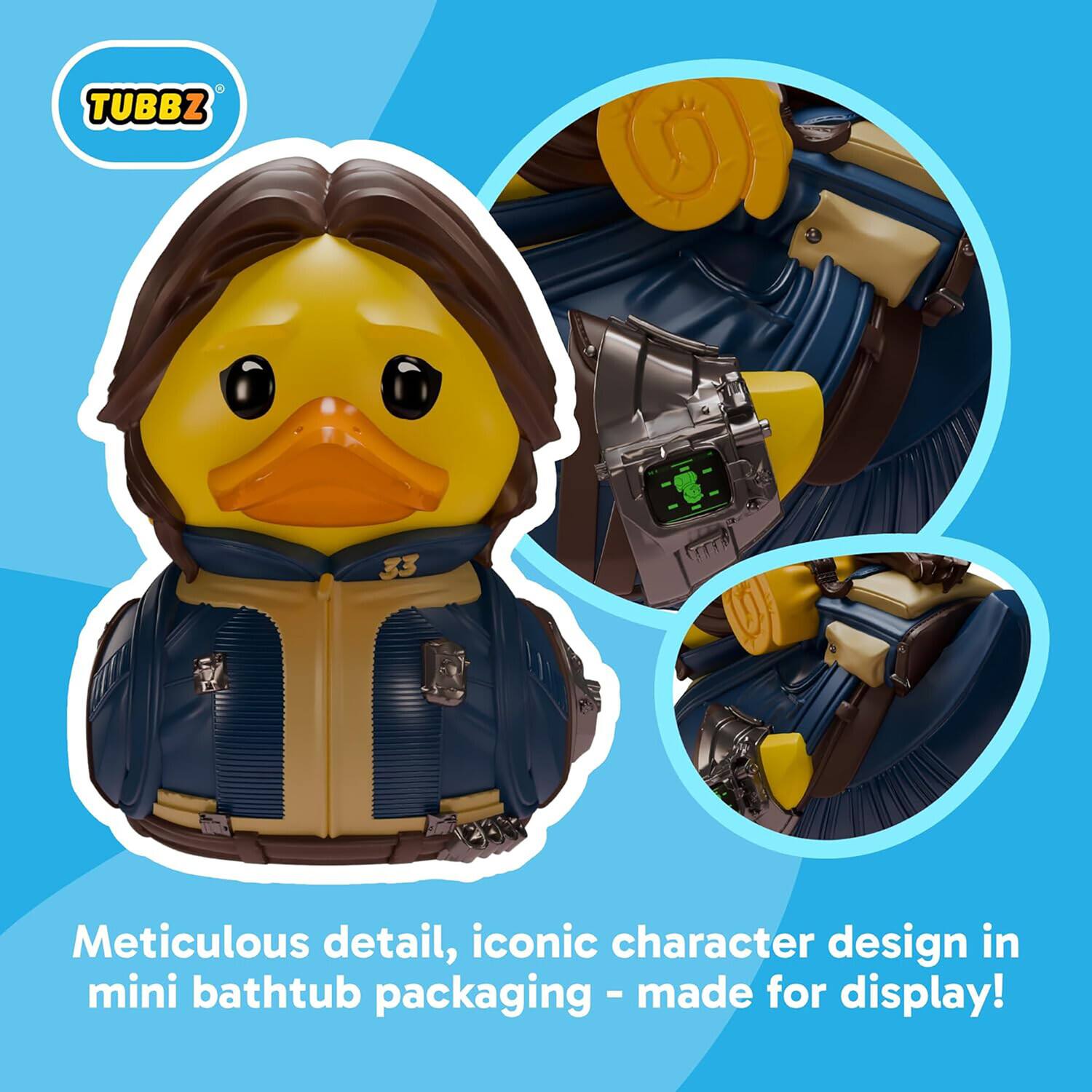 A TUBBZ 33 Meticulous detail, iconic character design in mini bathtub packaging - made for display!
