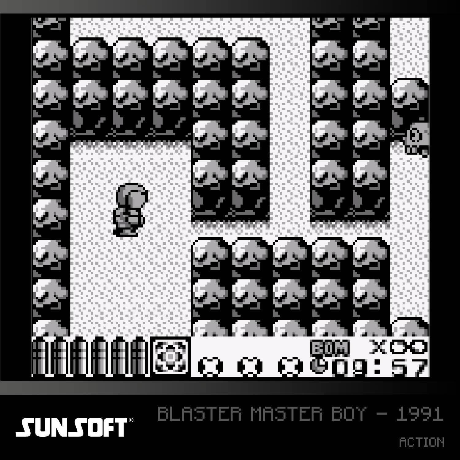 EDM XOO 009:57 BLASTER MASTER BOY - 1991 SUNSOFT ACTION