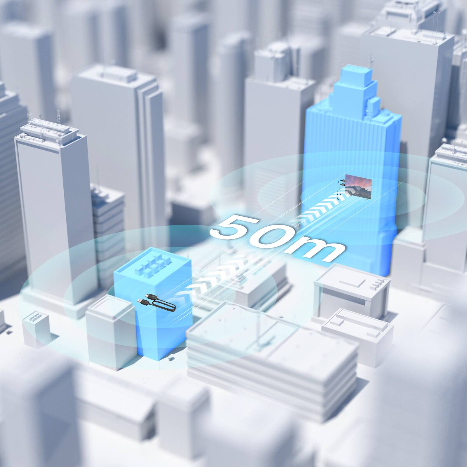 The text on the image reads "50m."