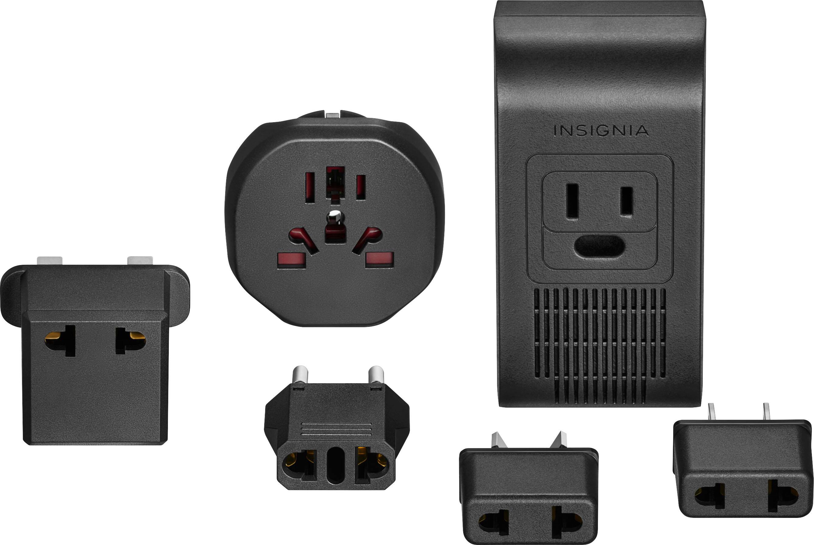 Alt View 12. Insignia™ - 2,000W Travel Converter and Plug Adapters - Black.