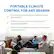 Portable Climate Control for Any Season: Multi-function air conditioner, heater, fan, and dehumidifier with Intuitive controls, remote control, and programmable timer. Add water to the included cooling tank to maximize cooling efficiency.