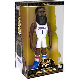 Funko - James Harden Philadelphia 76ers GOLD Premium Vinyl Figure Mystery Box - Multicolor