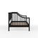 Alt View 17. Martha Stewart - Neely Wooden Twin Size Platform Daybed with Spindles and Wood Slat Foundation - Black.