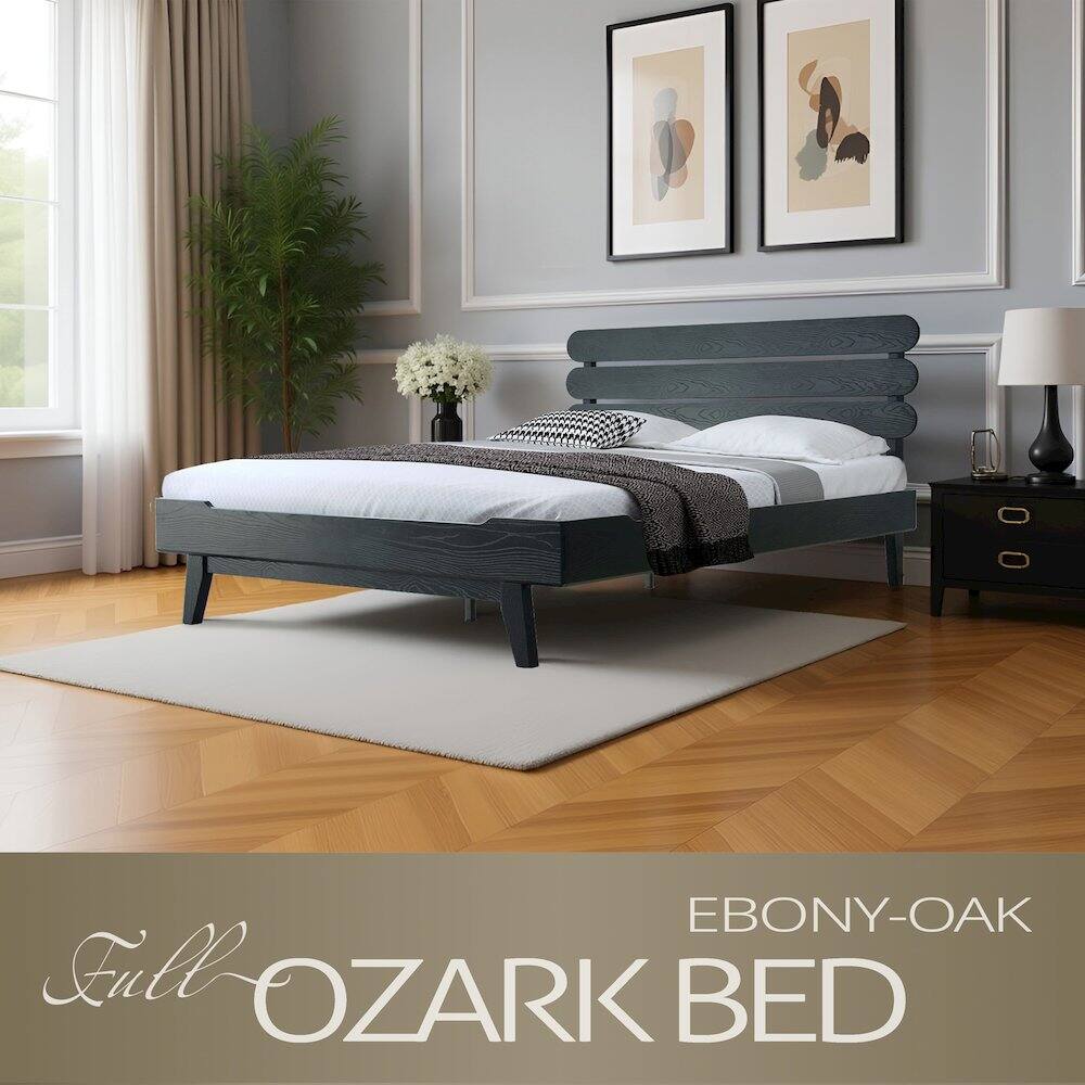 EBONY-OAK Full OZARK BED