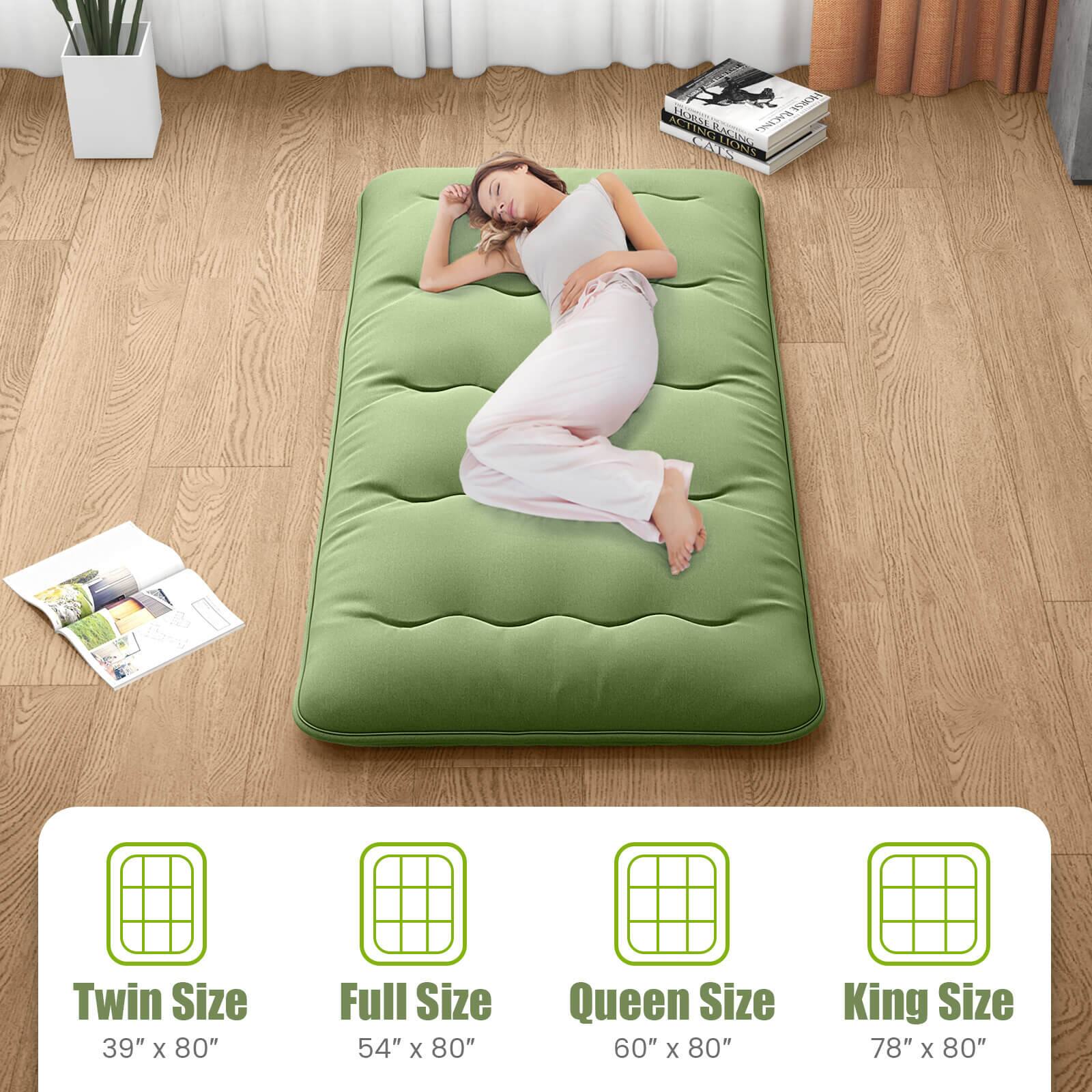 ALESTIE LERAL iC

Twin Size 39" x 80"
Full Size 54" x 80"
Queen Size 60" x 80"
King Size 78" x 80"