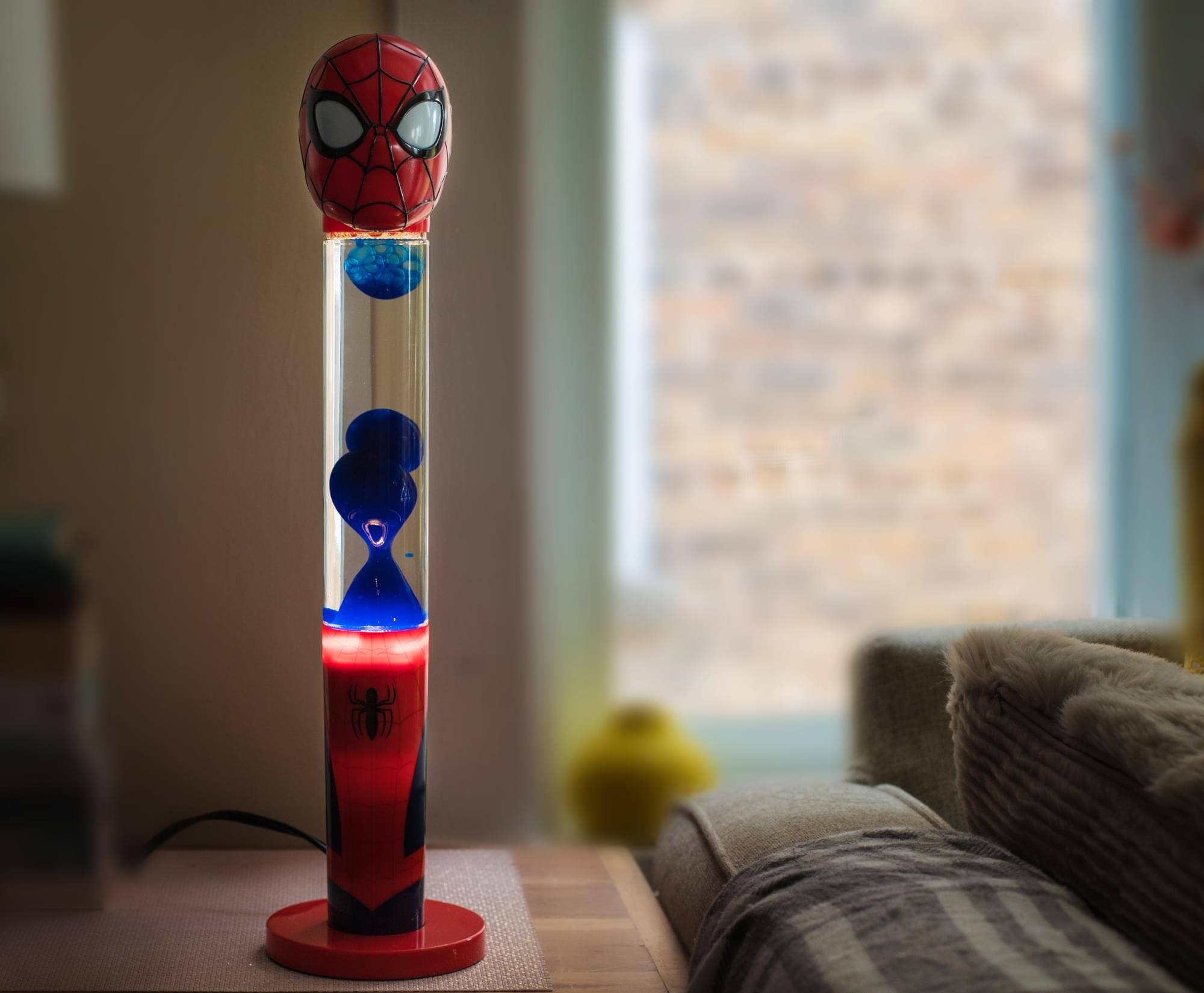 Alt View 4. Marvel - Marvel Spider Man 3D Top Motion Lamp Mood Light | 20 Inches - Red.