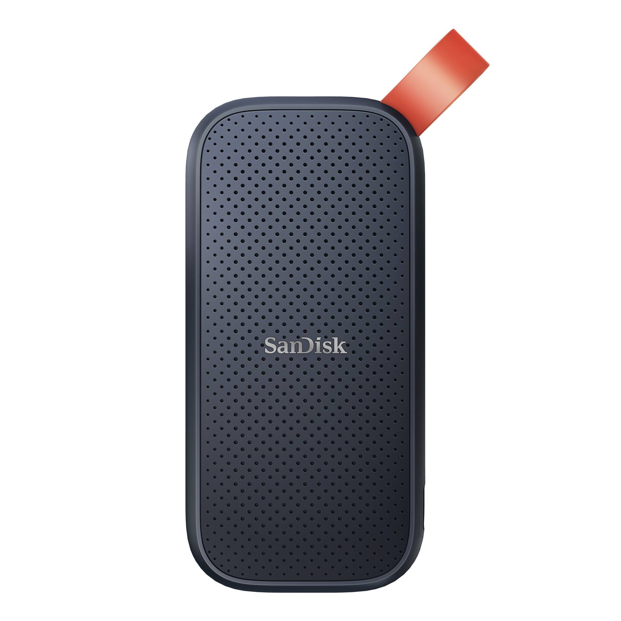 SanDisk - 2TB External USB 3.2 Gen 2 Type C Portable SSD - Black