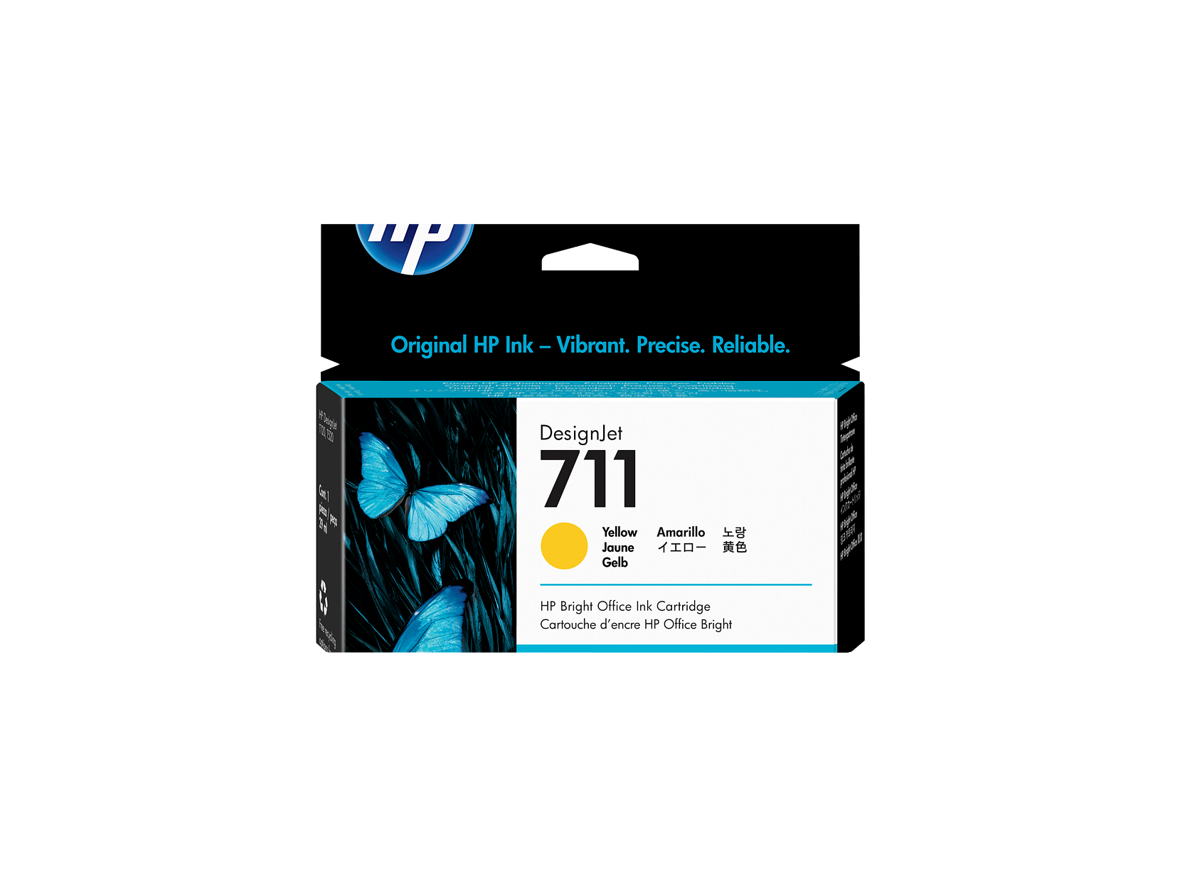 HP - 711 29-ml Yellow DesignJet Ink Cartridge, CZ132A