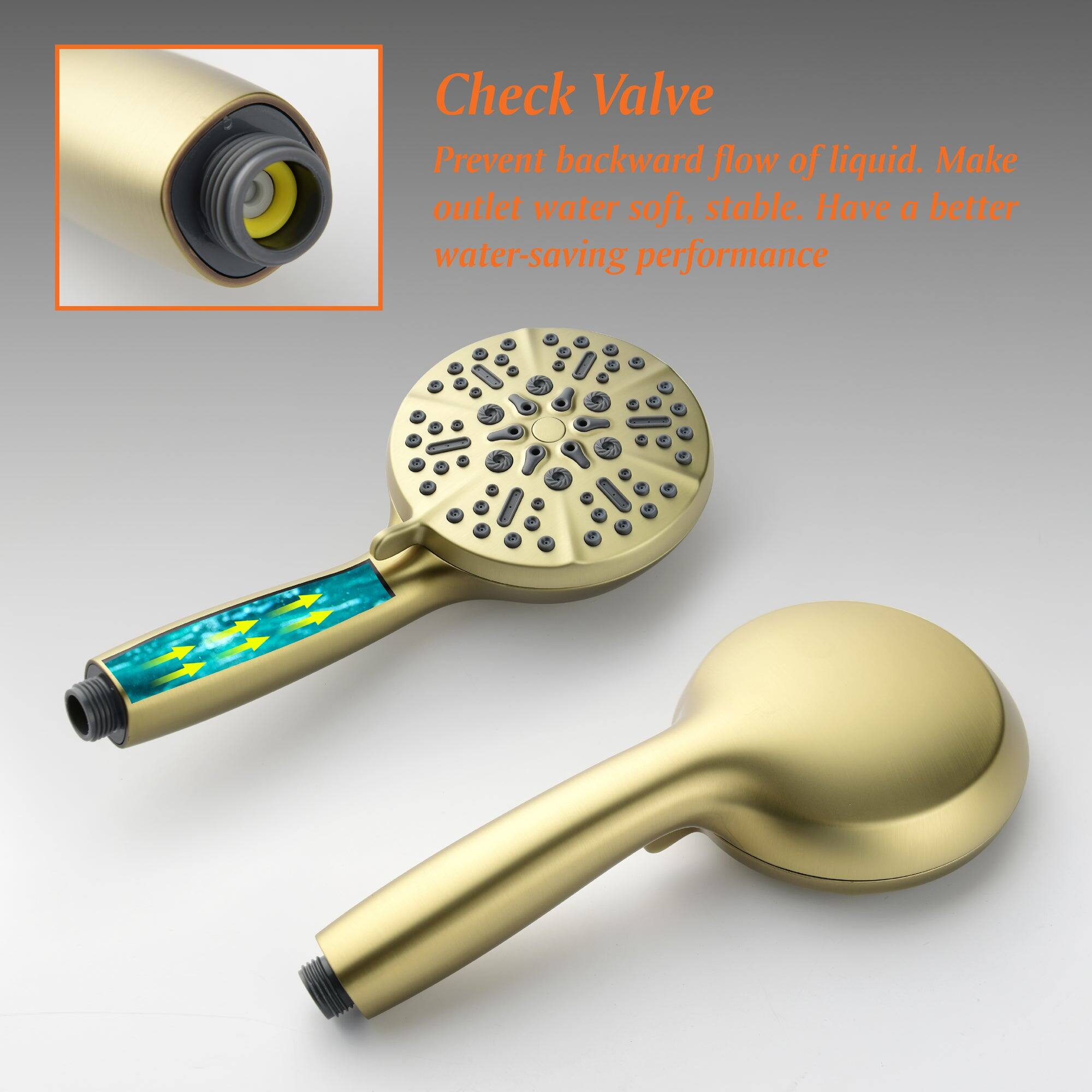 Check Valve  
Prevent backward flow of liquid. Make outlet water soft, stable. Have a better water-saving performance