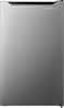 Front. Insignia™ - 4.4 Cu. Ft. Mini Fridge with Door Storage and ENERGY STAR Certification - Stainless Steel.