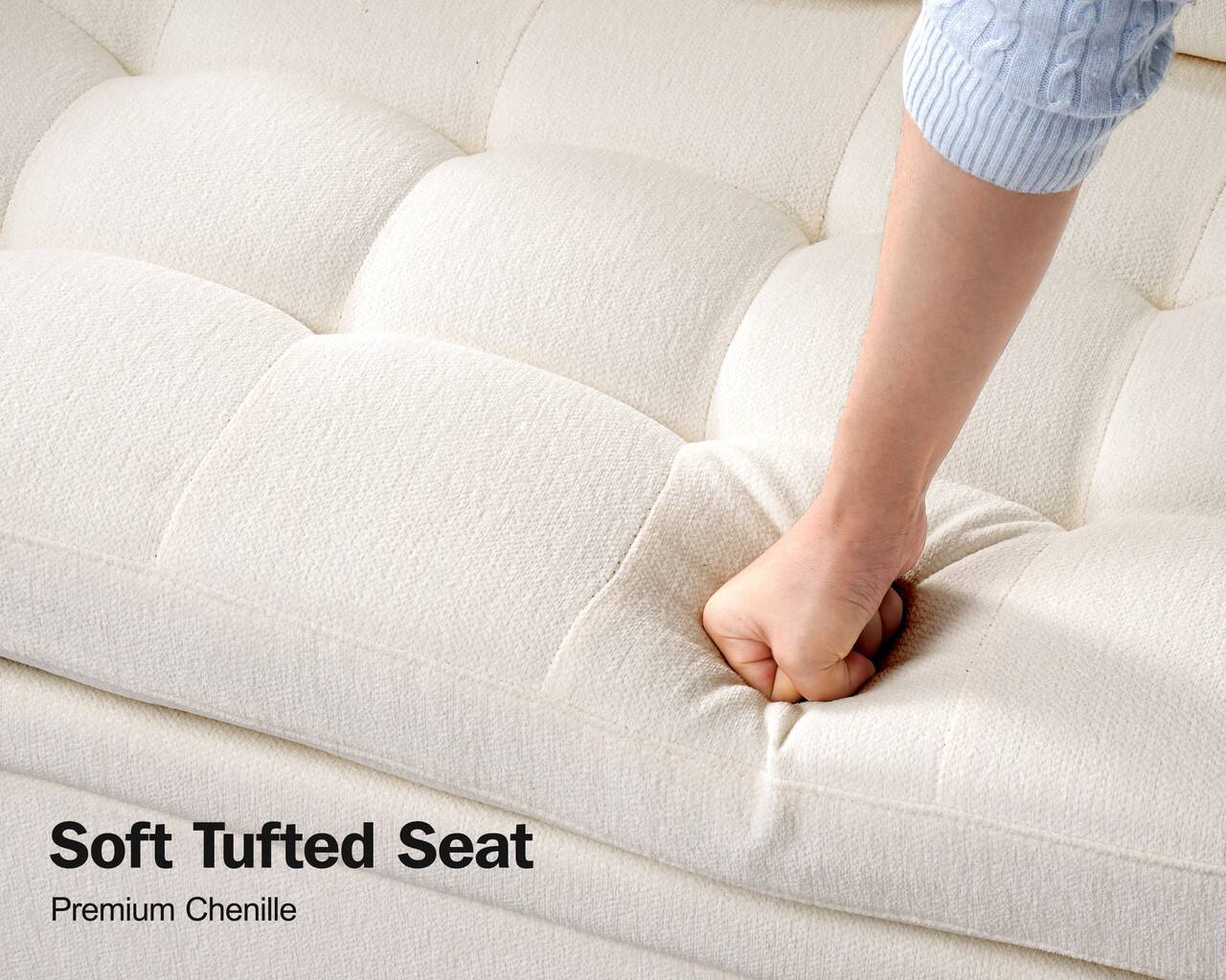 Soft Tufted Seat  
Premium Chenille