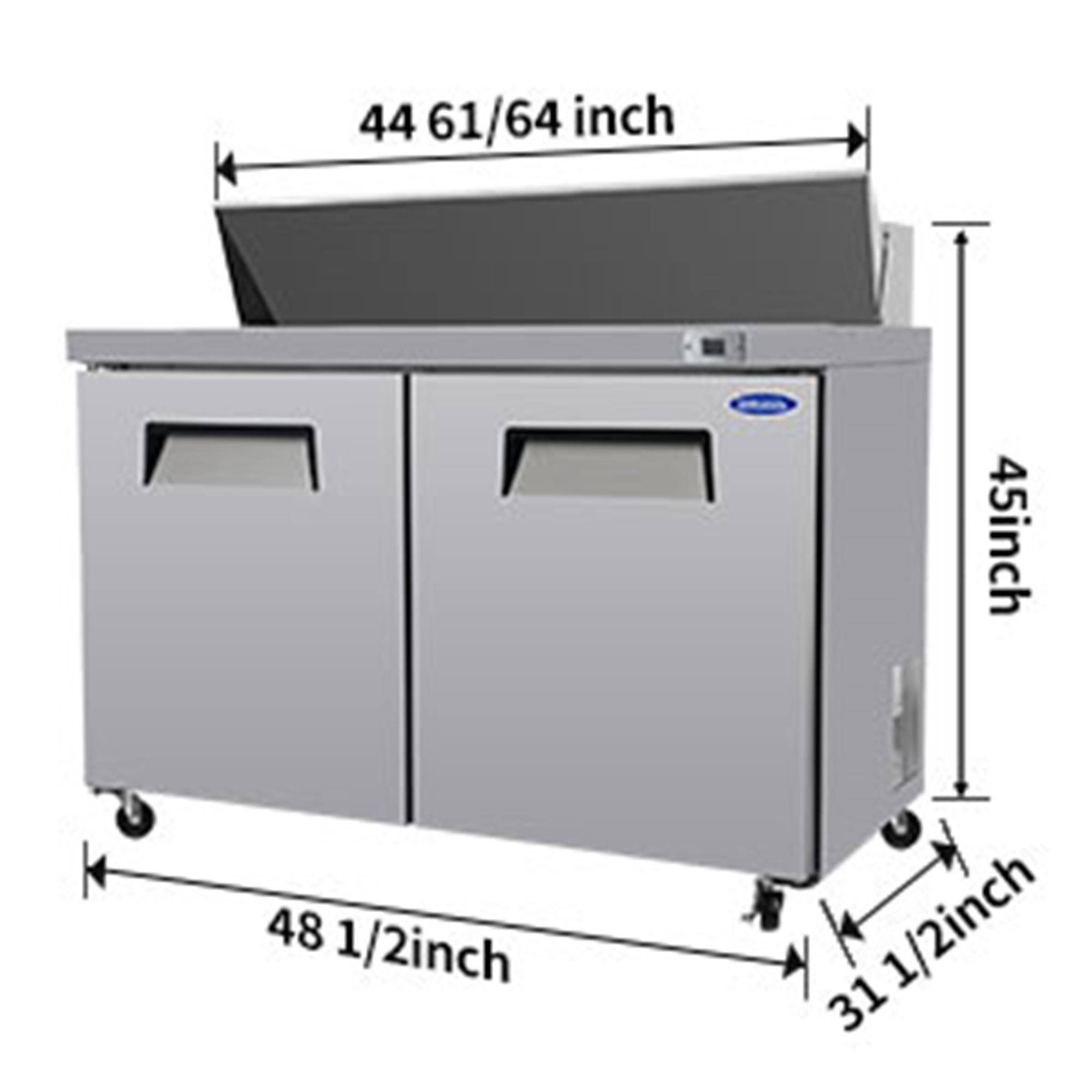 44 61/64 inch  
45 inch  
48 1/2 inch  
31 1/2 inch