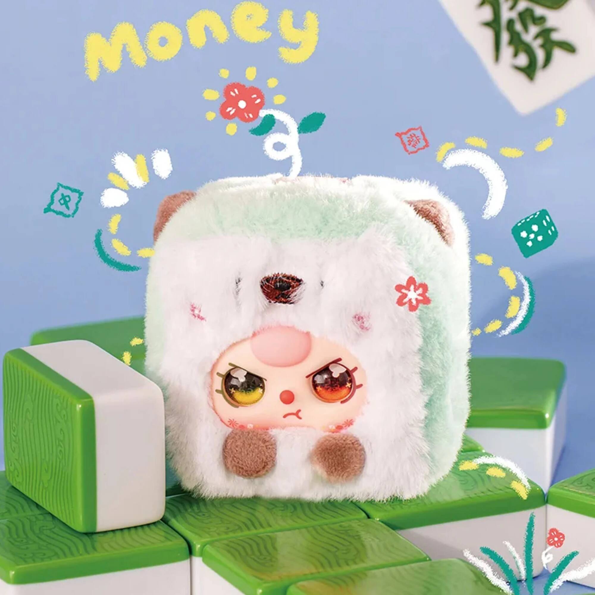 Angle. Cureplaneta - Baby Three Little Mahjong Series Plush Blind Box.