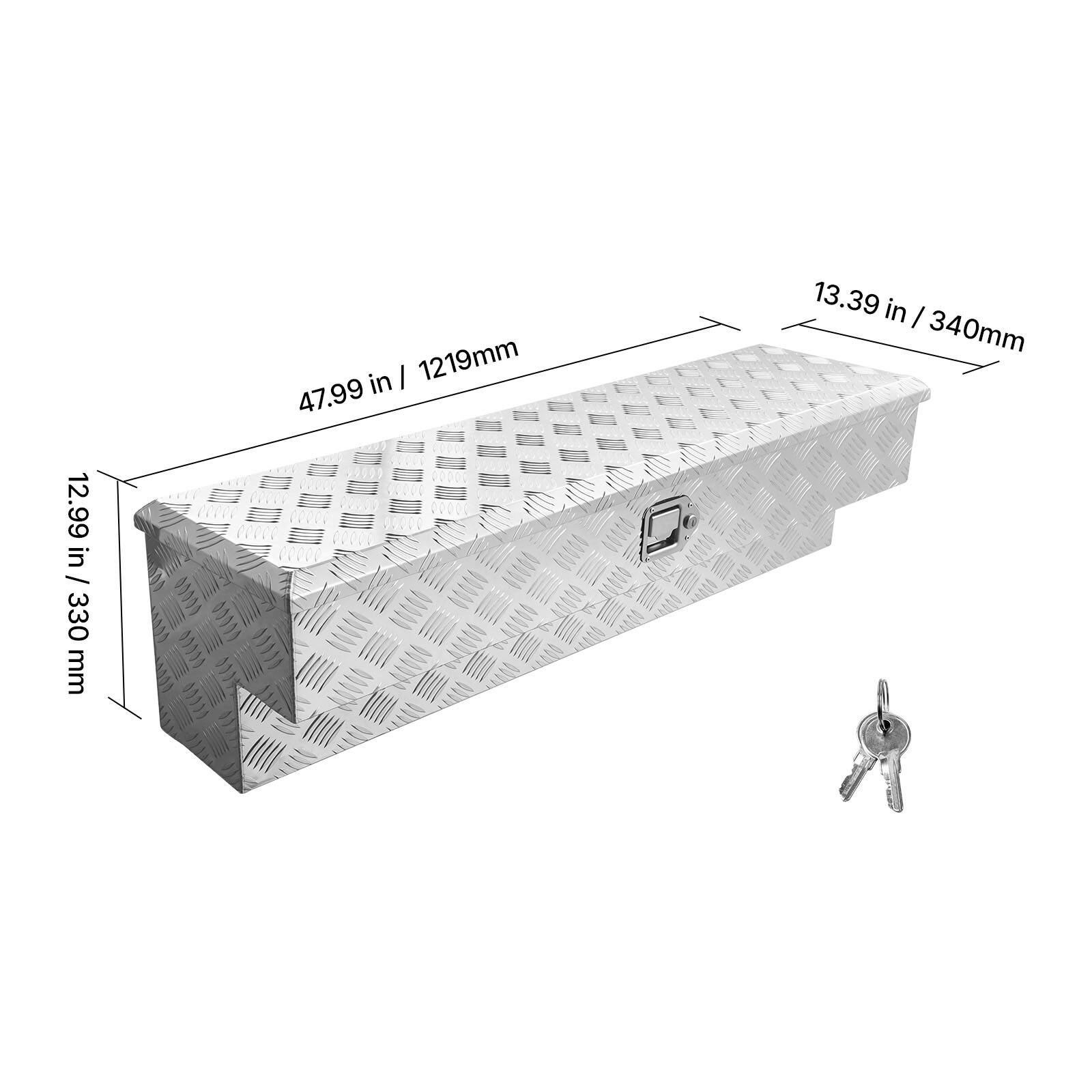 12.99 in / 330 mm  
47.99 in / 1219 mm  
13.39 in / 340 mm