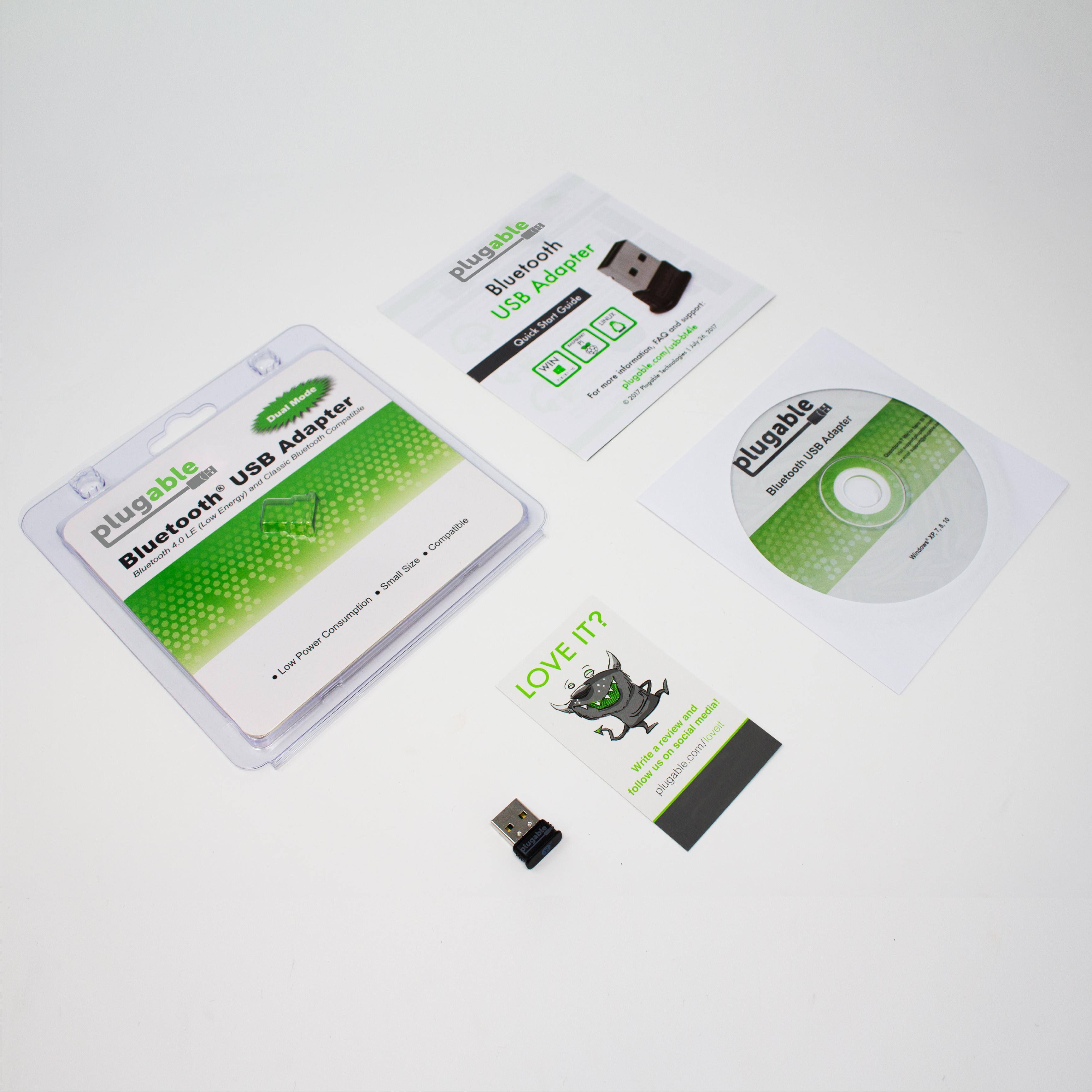 Plugable Bluetooth Adapter USB

Guida nopga Se mLA -d I Grick 4 FAG vibb4e - WIN oin

mas plugobla Toprie Made For M0 + Ducal Adapter Compatiie -M plugable Adepter Buetoct USB USB ara CS Biuetooth Energyi Bluetooth doow LE Compatiie a Bnlout Suze Sman Consumption IT? Power Low

LOVE IT?

Write a review or follow us on social media!