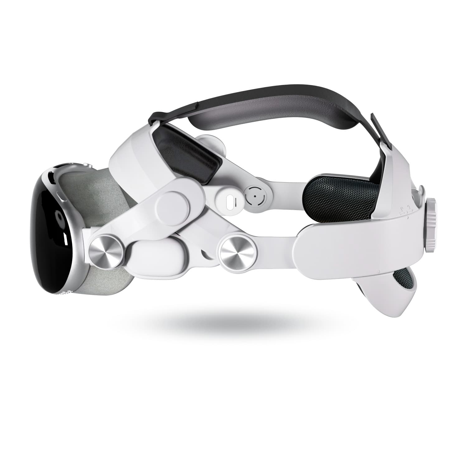 BEARSOLIM - Adjustable Elite headband compatible with Apple Vision Pro reduces head pressure,improves comfort and enhances immersion - White