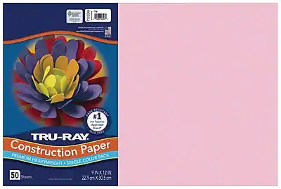 #1 TRU-RAY Construction Paper
Premium Heavyweight Single Color Pack
9" x 12"
50 Sheets
22.9 cm x 30.5 cm