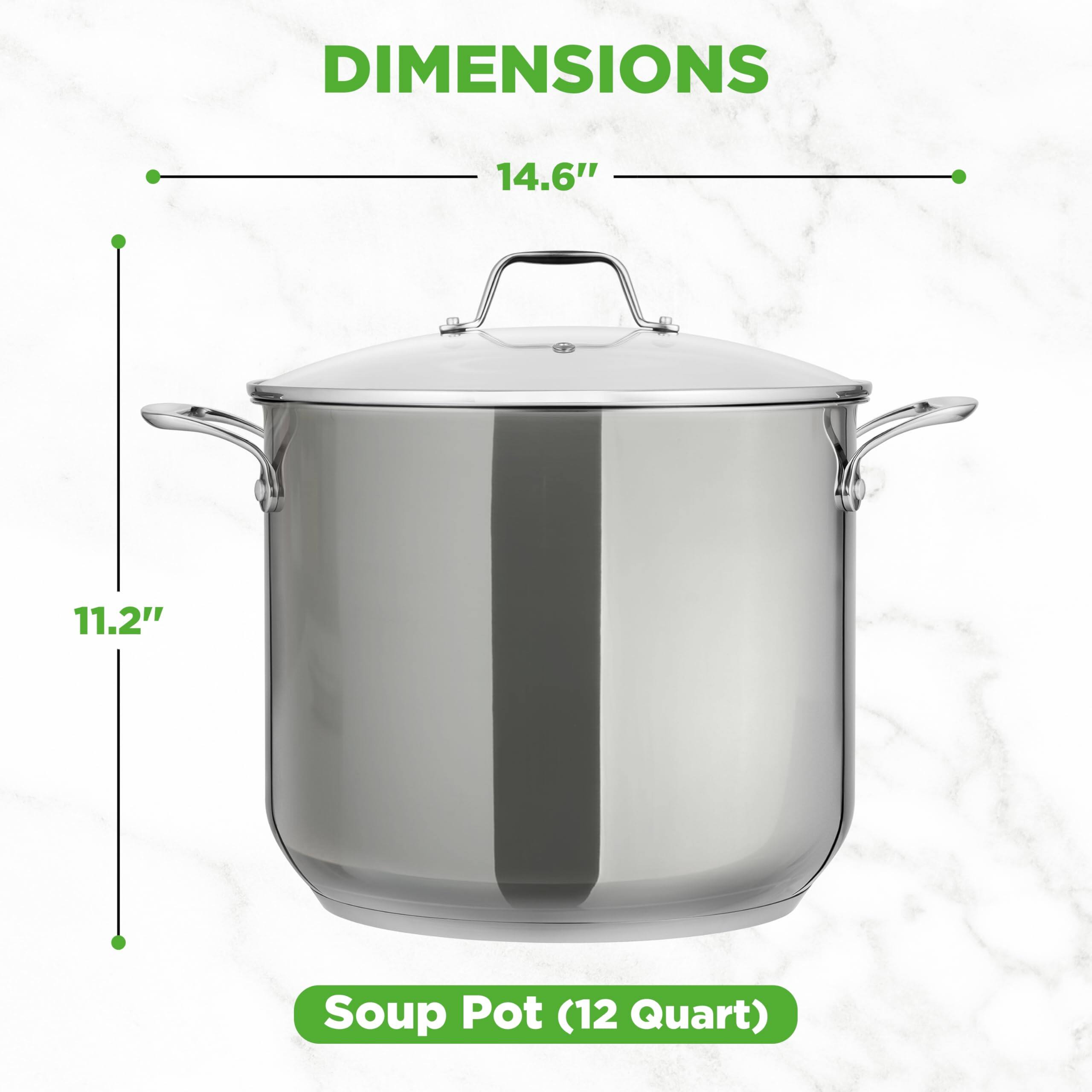 DIMENSIONS  
14.6" x 11.2"  
Soup Pot (12 Quart)