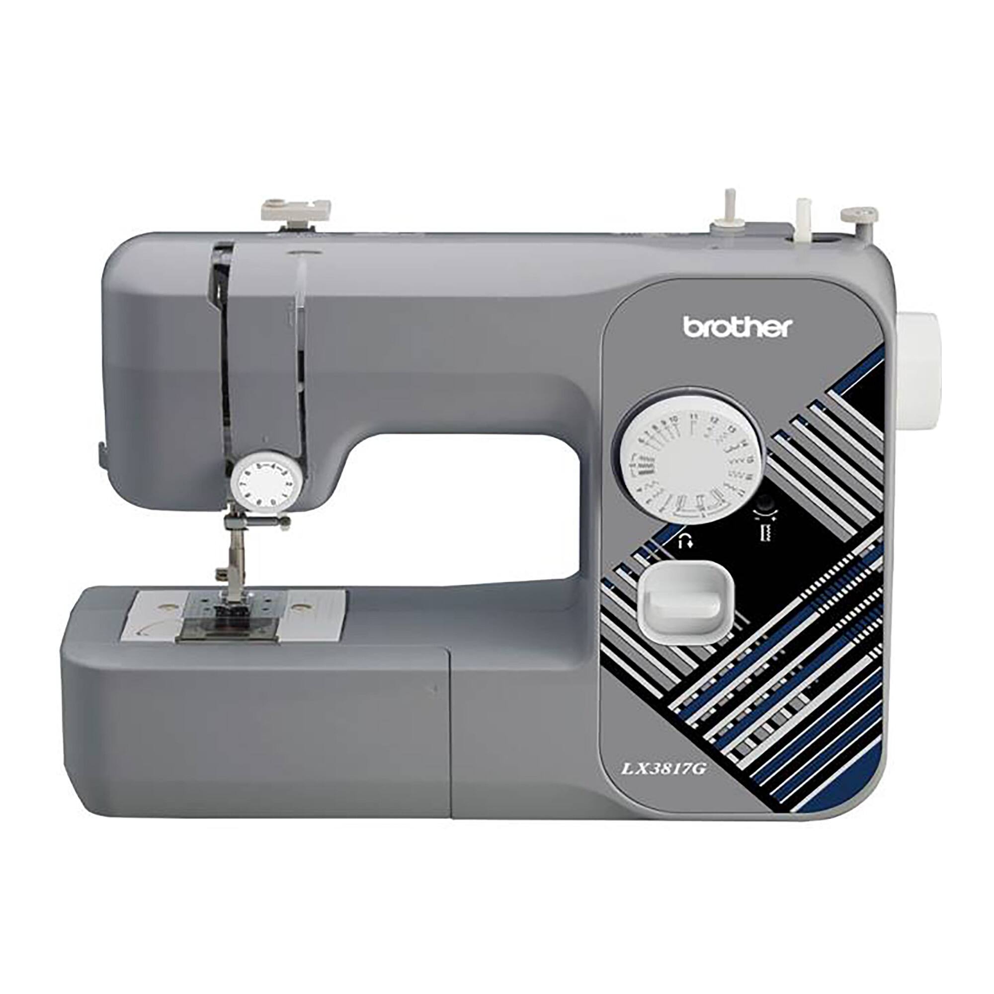 Brother - RLX3817G 17-Stitch Sewing Machine (Gray, Refurbished)