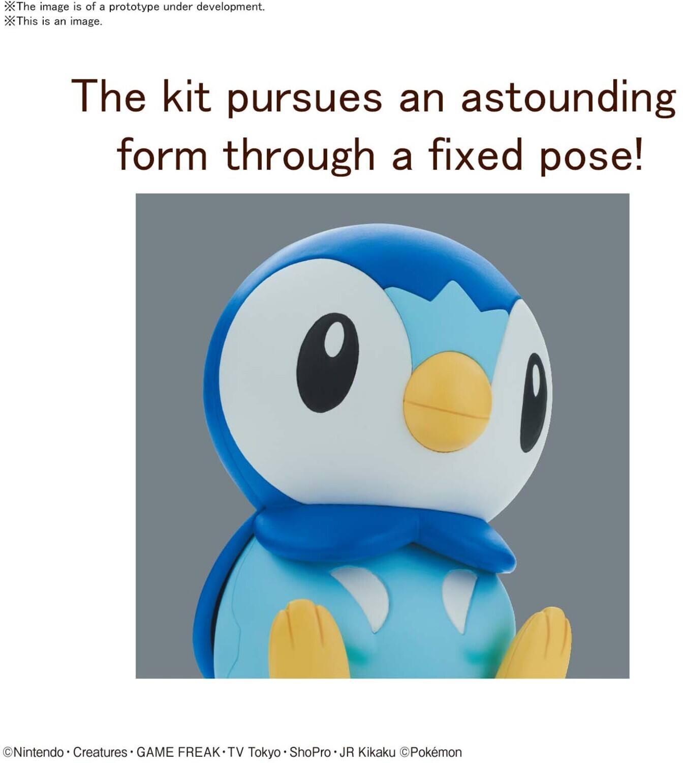The image is of a prototype under development.  
This is an image.  

The kit pursues an astounding form through a fixed pose!  

Nintendo • Creatures • GAME FREAK • TV Tokyo • ShoPro • JR Kikaku © Pokémon