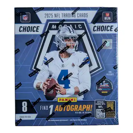 2025 NFL TRADING CARDS
CHOICE
PANINI
FIND 1 AUTOGRAPH!
CARDS PER BOX
NO PURCHASE NECESSARY - SEE PACK FOR DETAILS
OFFICIAL PANINI NFL
100% SECURE BLOCKCHAIN TECHNOLOGY
NFLPA
Dak Prescott
SUPER BOWL REPORTER
PANINI NFTs
8
1 PER BOX, ON AVERAGE
CARDS PER BOX
PANINI
PANINI
PANINI
PANINI
PANINI
PANINI
PANINI
PANINI
PANINI
PANINI
PANINI
PANINI
PANINI
PANINI
PANINI
PANINI
PANINI
PANINI
PANINI
PANINI
PANINI
PANINI
PANINI
PANINI
PANINI
PANINI
PANINI
PANINI
PANINI
PANINI
PANINI
PANINI
PANINI
PANINI
PANINI
PANINI
PANINI
PANINI
PANINI
PANINI
PAN