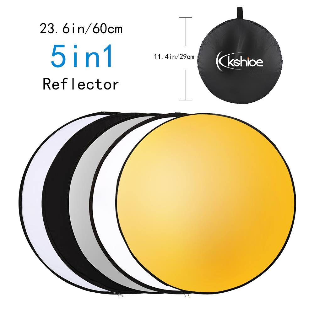 23. 6in/60cm  
5 in1  
Reflector  

11. 4in/29cm  

kshioe
