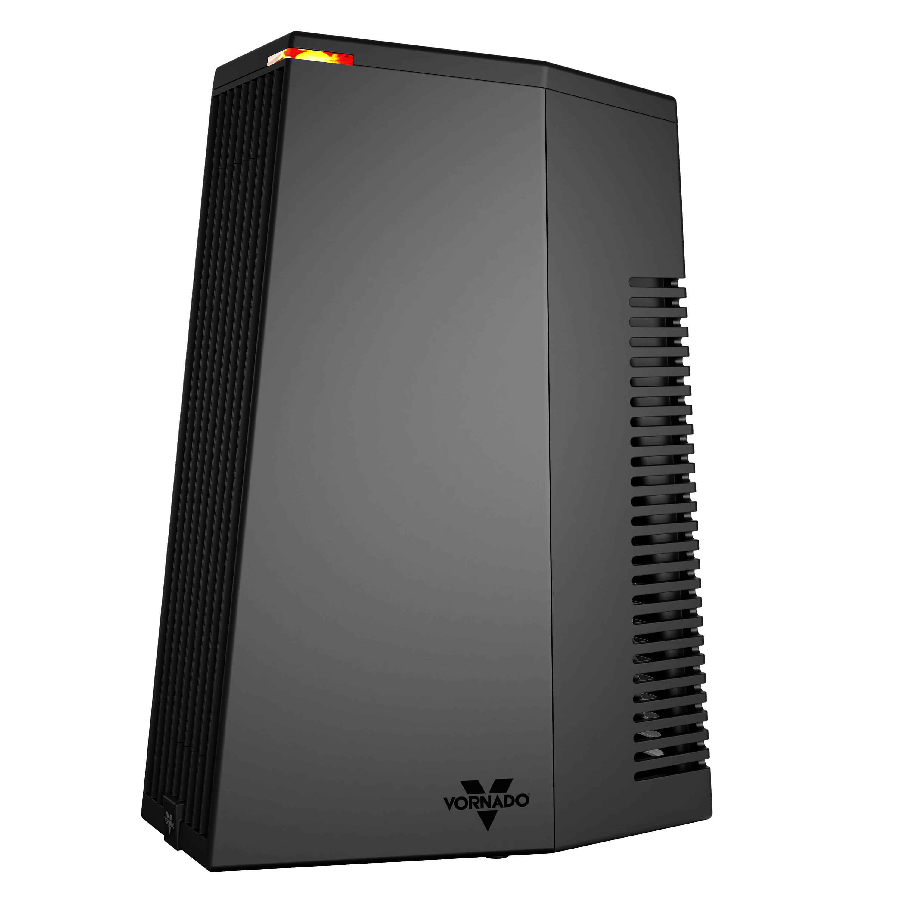 Alt View 4. Vornado - Rise 12H 900 watts Black Indoor Electric Tower Fan Space Heater with Advanced Safety Features for Living Space - Black.