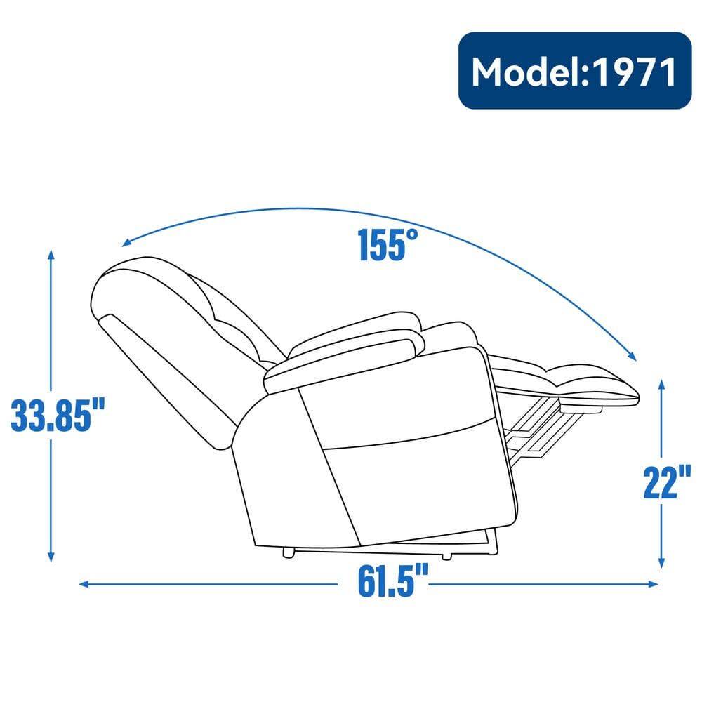 Model: 1971  
155°  
33.85"  
22"  
61.5"