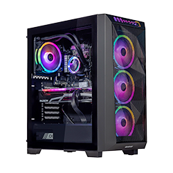 Alt View 8. Velztorm - Pilum Desktop PC (Ryzen 7 5700X, 16GB, 1TB SSD, Radeon RX 9070 XT, Win 11 Home) - Black.