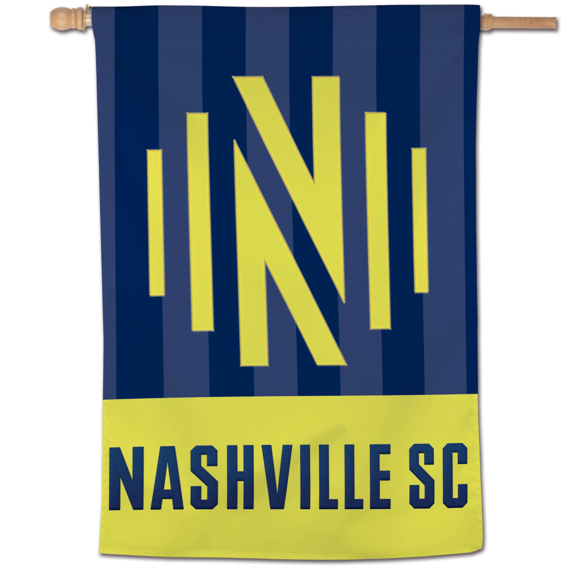 Alt View 1. WinCraft - Nashville SC Two-Sided 28" x 40" Applique Banner - Multicolor.