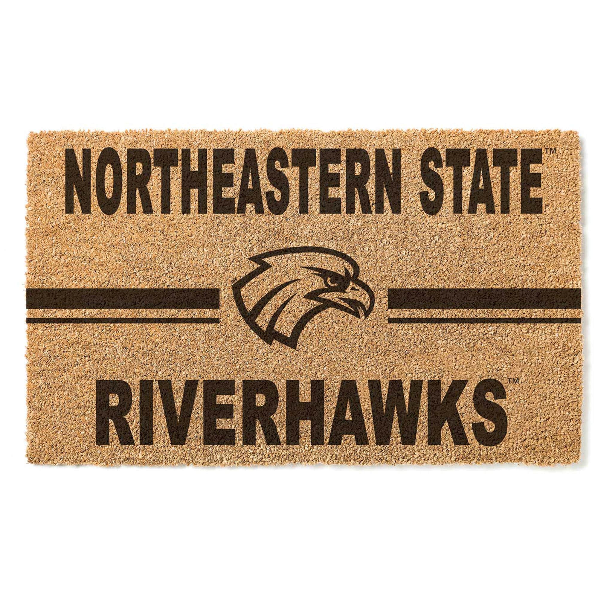Northeastern State Riverhawks 18" x 30" Team Logo Doormat