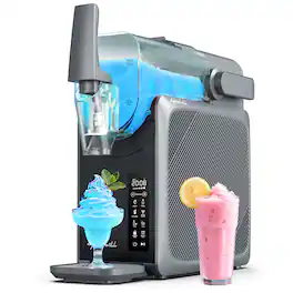 CyberChill - Slushie Machine, 68 oz. Frozen Drink Maker with 24-Hour Delay Start, Cold Retention and 5 Presets - Dark Gray