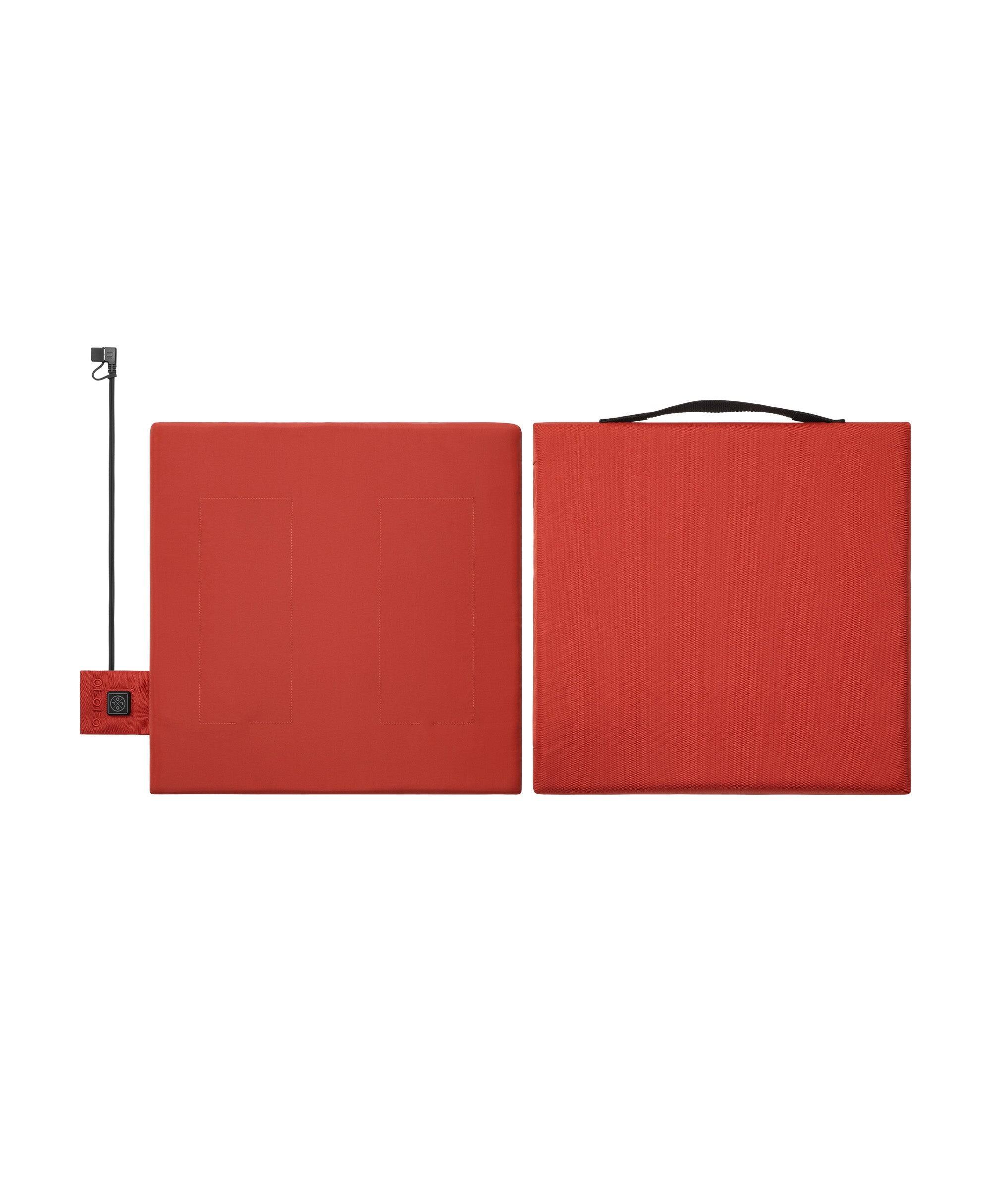 Alt View 1. ororo - Endzone Heated Seat Cushion - Red.