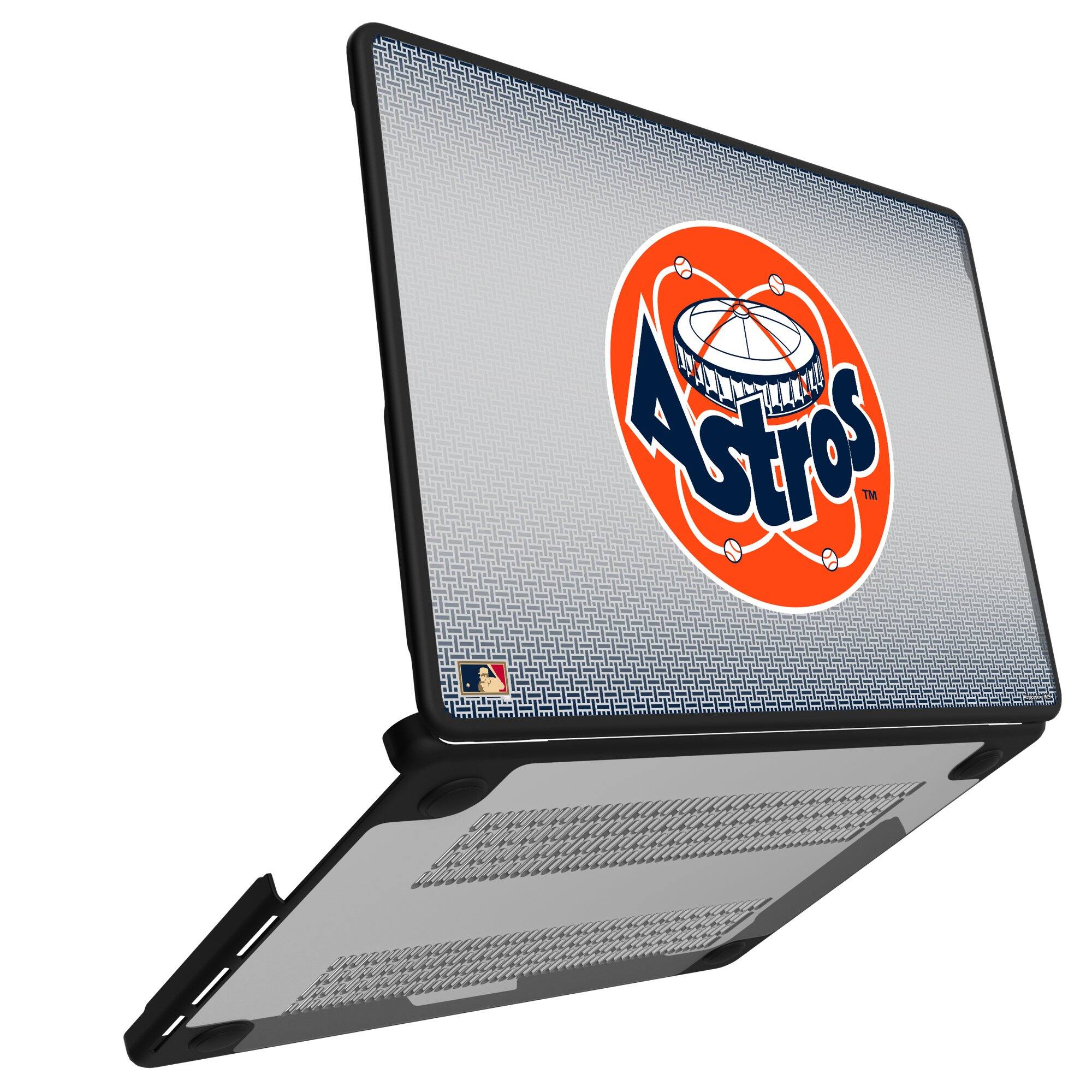 Alt View 1. Keyscaper - Houston Astros Linen MacBook Case - Pro 16 in - Multicolor.